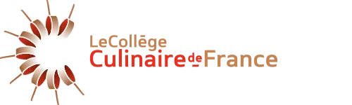 Logo du Collège Culinaire de France avec des éléments circulaires stylisés en forme de cuillères